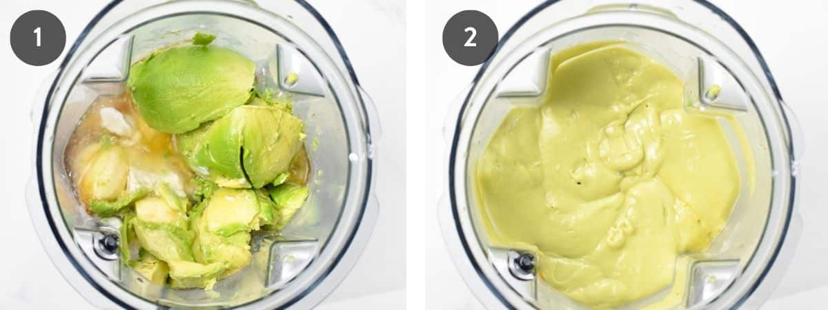Step-by-step instructions for making Avocado Popsicles