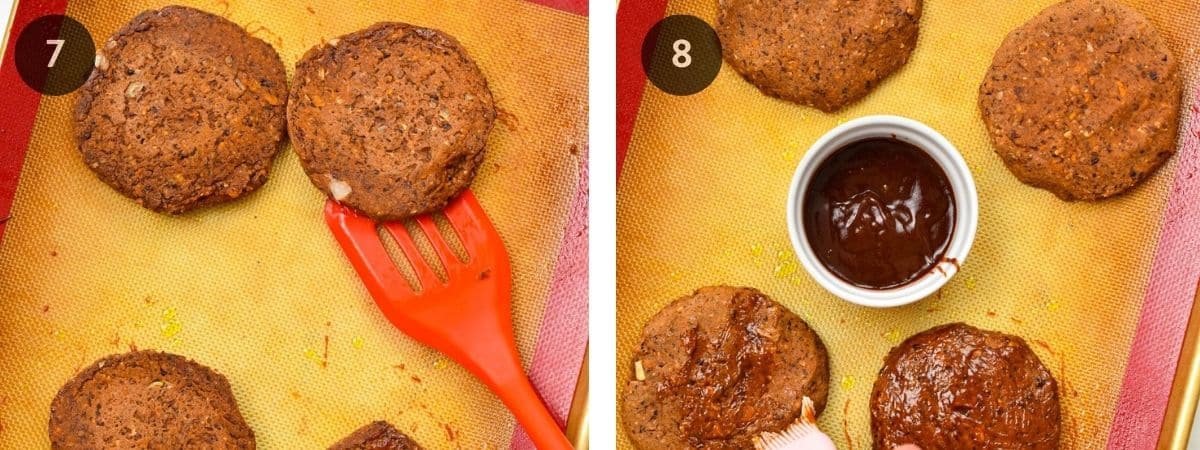 Step-by-step instructions on cooking Sweet Potato Black Bean Burger.
