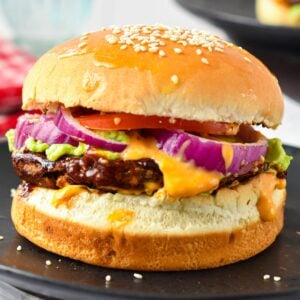 Sweet Potato Black Bean Burger