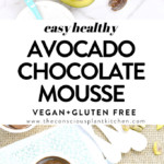 CHOCOLATE AVOCADO MOUSSE #veganchocolatemousse #veganmousse #chocolatemousse #avocado #5ingredients #easy #healthy #vegandesserts #veganrecipes #veganmousse