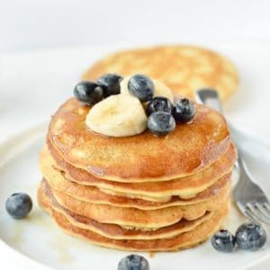 4-Ingredient Vegan Chickpea Flour Pancakes