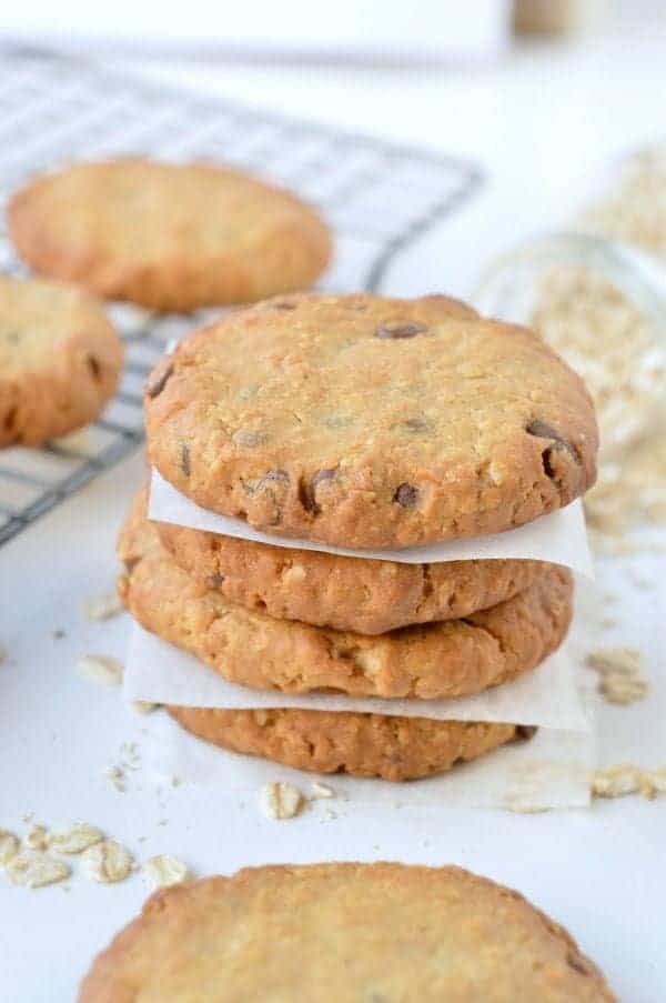 Peanut butter oatmeal cookies