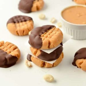 3-Ingredient No-Bake Peanut Butter Cookies