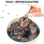 VEGAN MUG BROWNIES in microwave Easy, fudgy, gooey, no egg #mugbrownies #noegg #noeggmugbrownies #veganbrownies #veganmugcake #vegan #easy #gooeybrownies #fudgybrownies