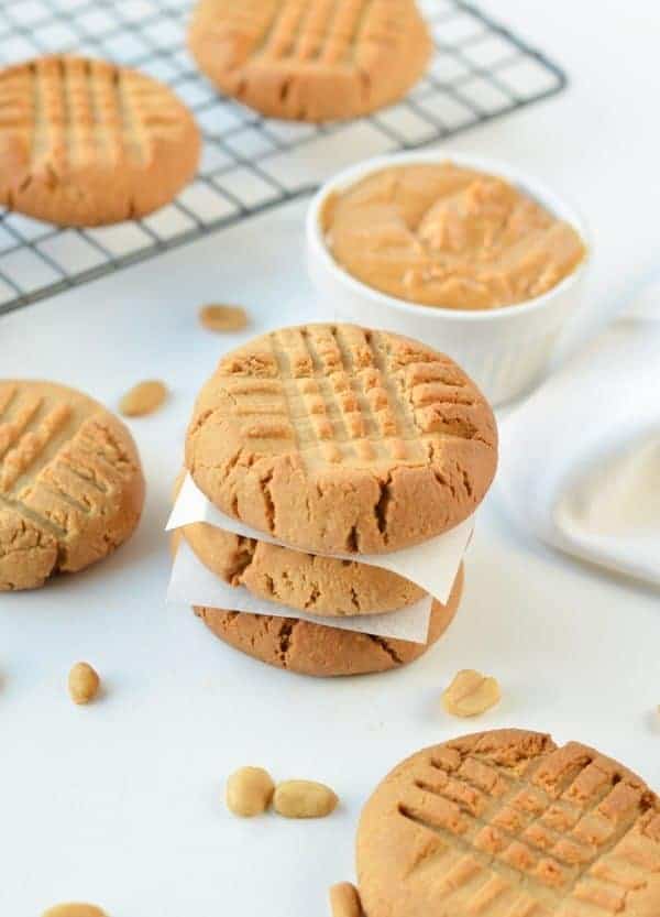 Vegan peanut butter cookies 3 ingredients