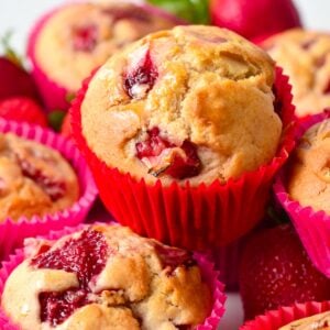 Vegan Strawberry Muffins