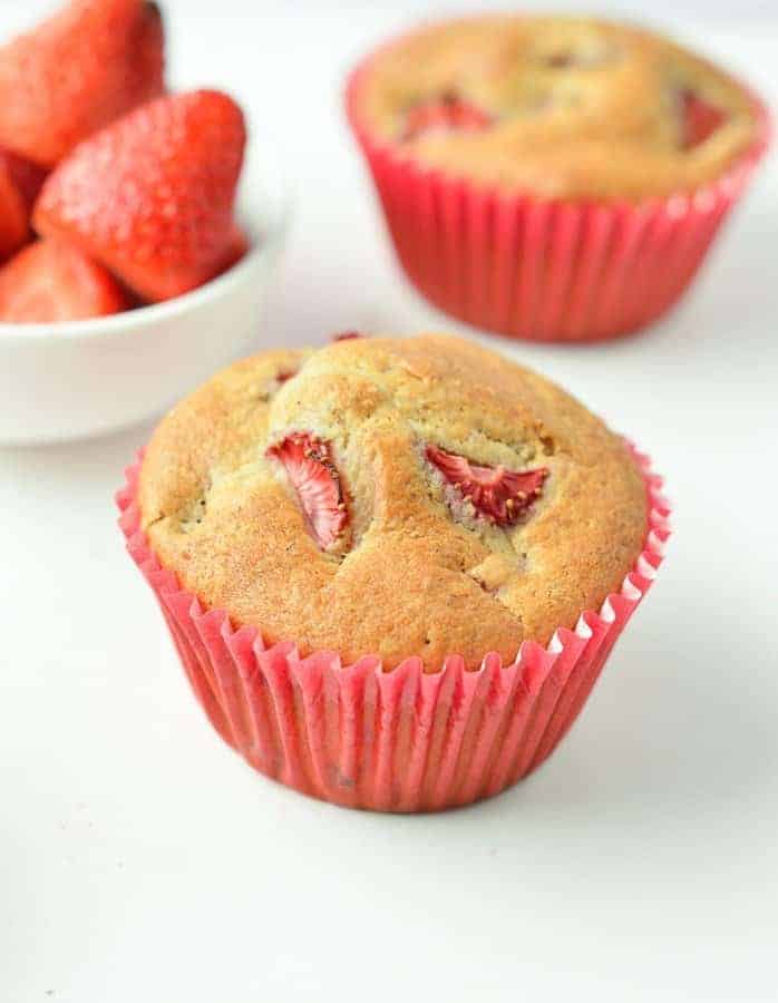 Vegan Strawberry Muffin