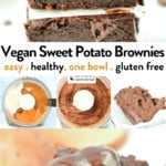 Vegan Sweet potato brownies