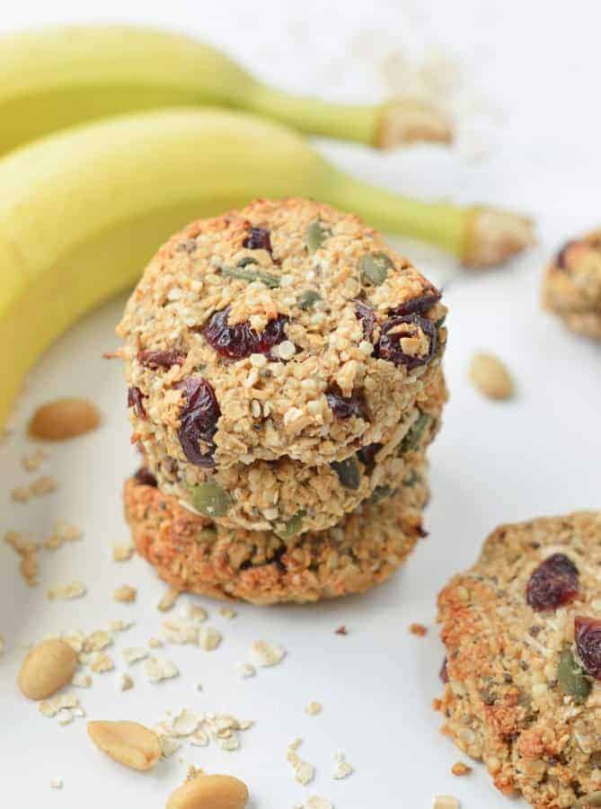 Peanut butter banana oatmeal cookies - 4 ways - The Conscious Plant Kitchen