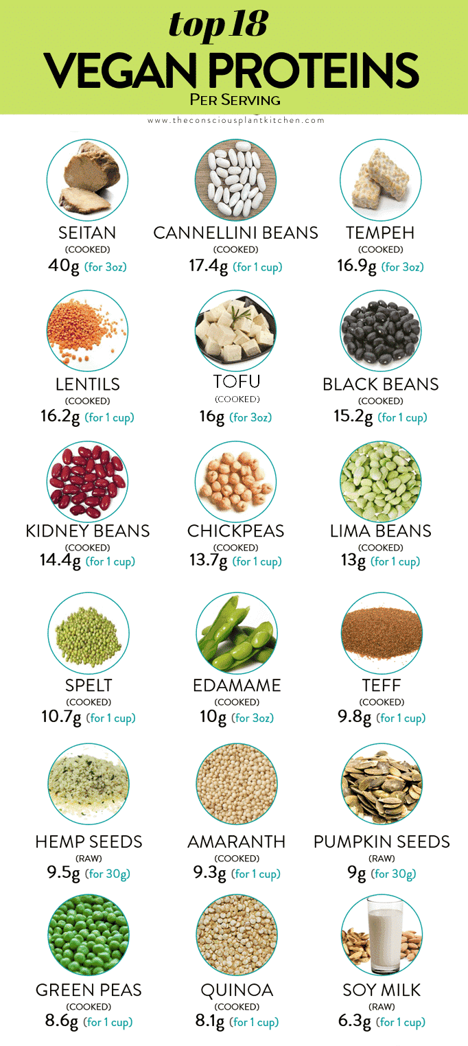 Top 18 Vegan Protein Sources
