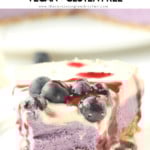 No bake Blueberry Cheesecake