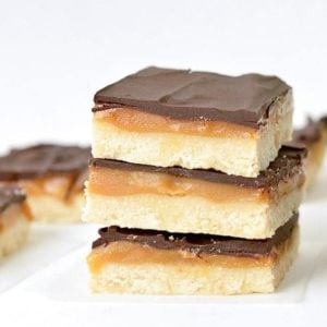 Vegan Millionaire Shortbread Bars