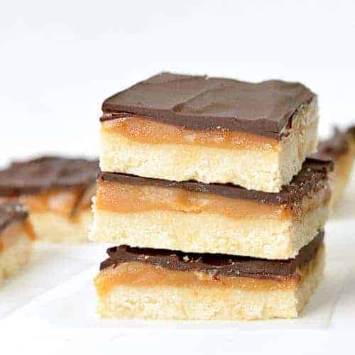 Vegan Millionaire Shortbread Bars