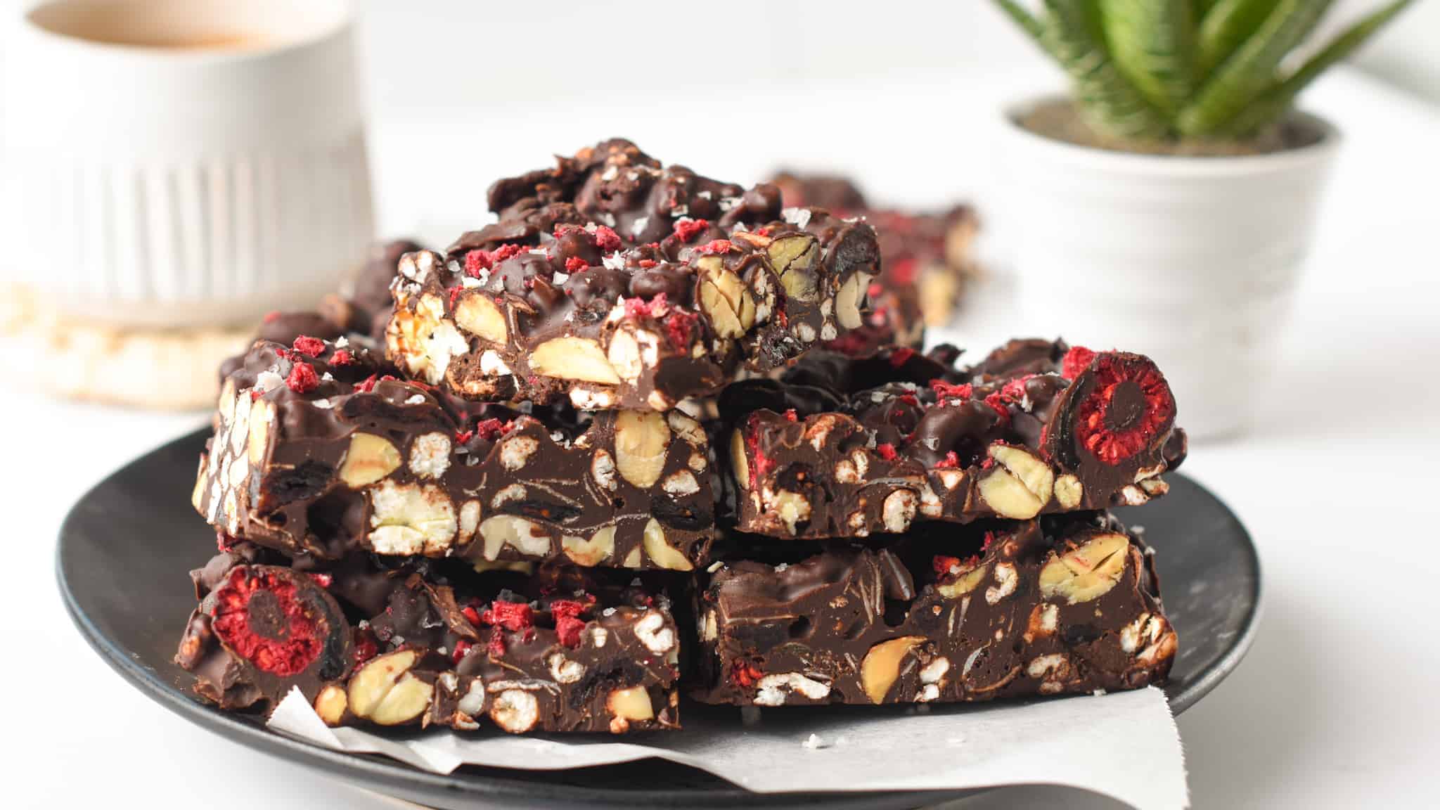 Healthy Rocky Road Bars