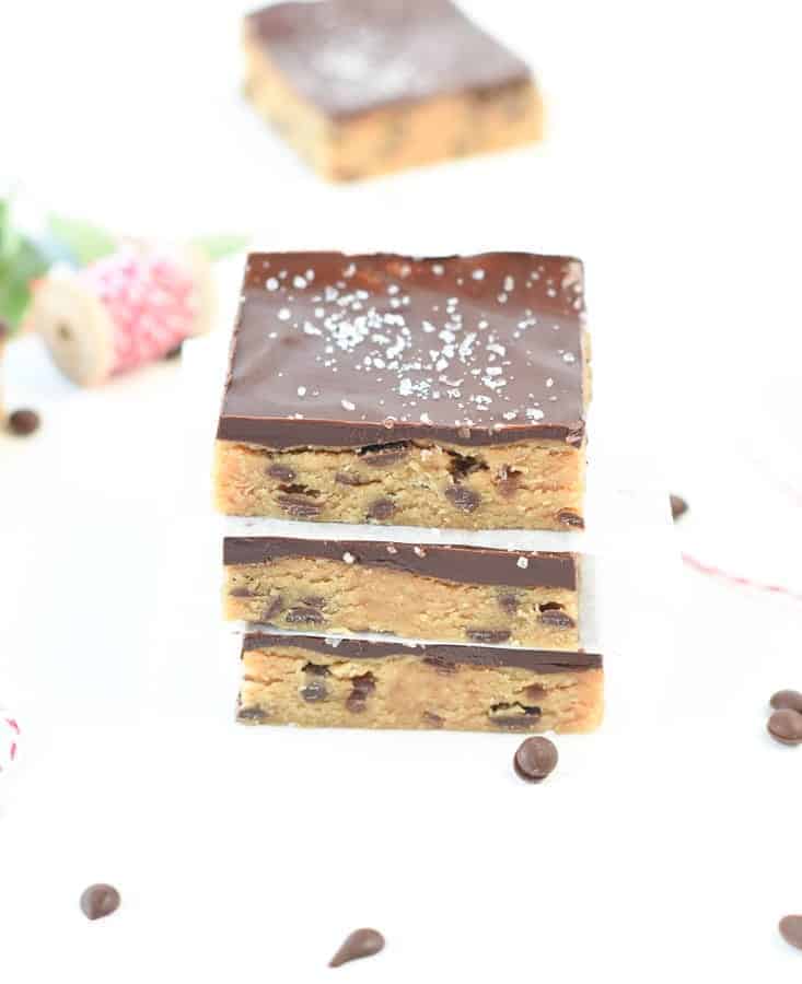 No bake cookie dough bars