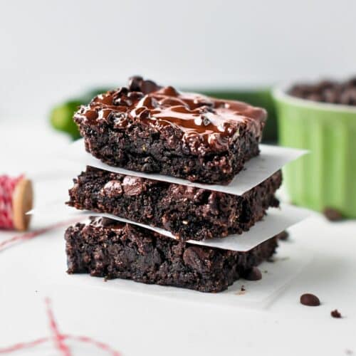 Vegan Zucchini Brownies (Gluten-Free)