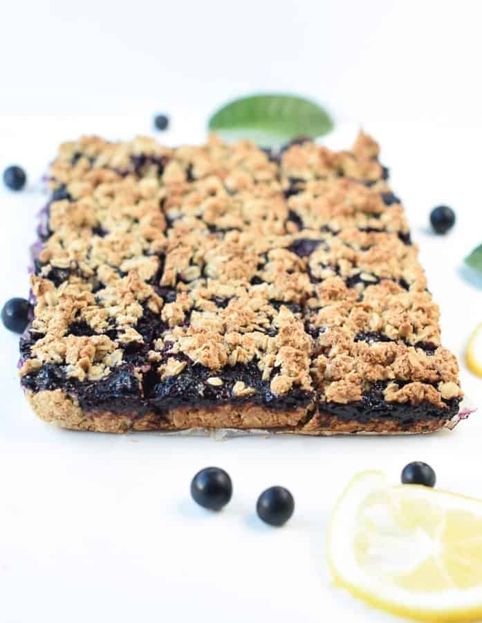 blueberry oatmeal breakfast bars