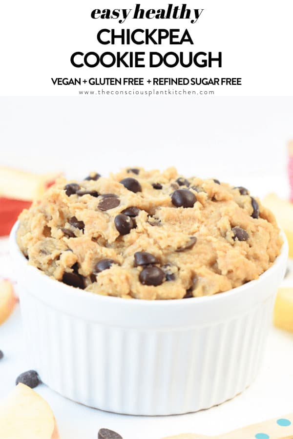 Vegan Chickpea cookie dough dip