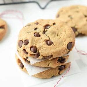 Chickpea Peanut Butter Cookies (Vegan)