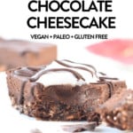 No Bake Chocolate Cheesecake Vegan