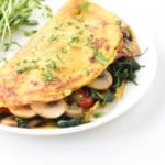 Chickpea omelette