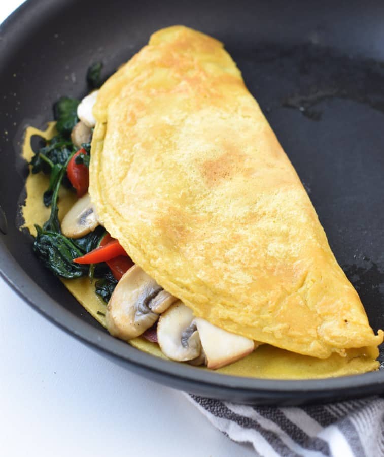 How to cook vegan omelette