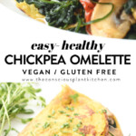 Chickpea omelette