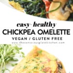 Chickpea omelette