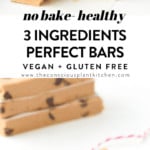 No Bake Healthy Protein Bars