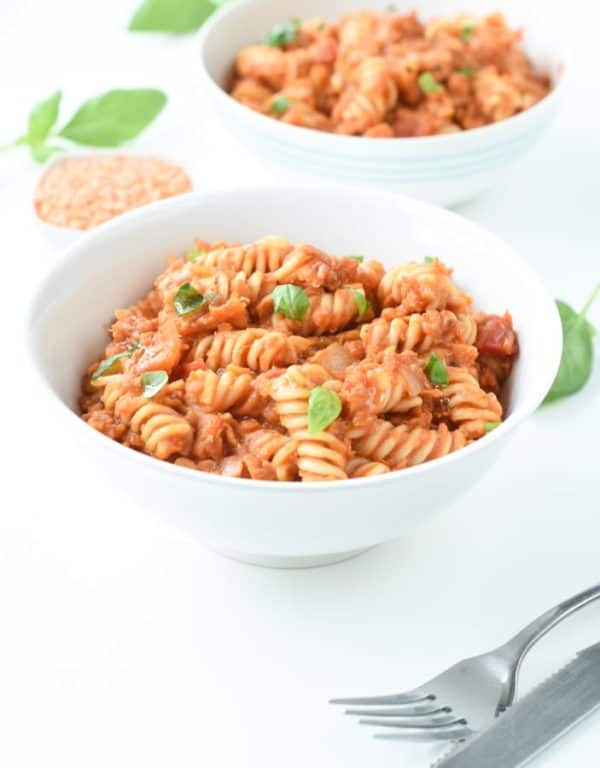 Red Lentil Pasta Recipe - Healthy, Vegan - The Conscious Plant Kitchen