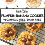 Pumpkin Banana Cookies