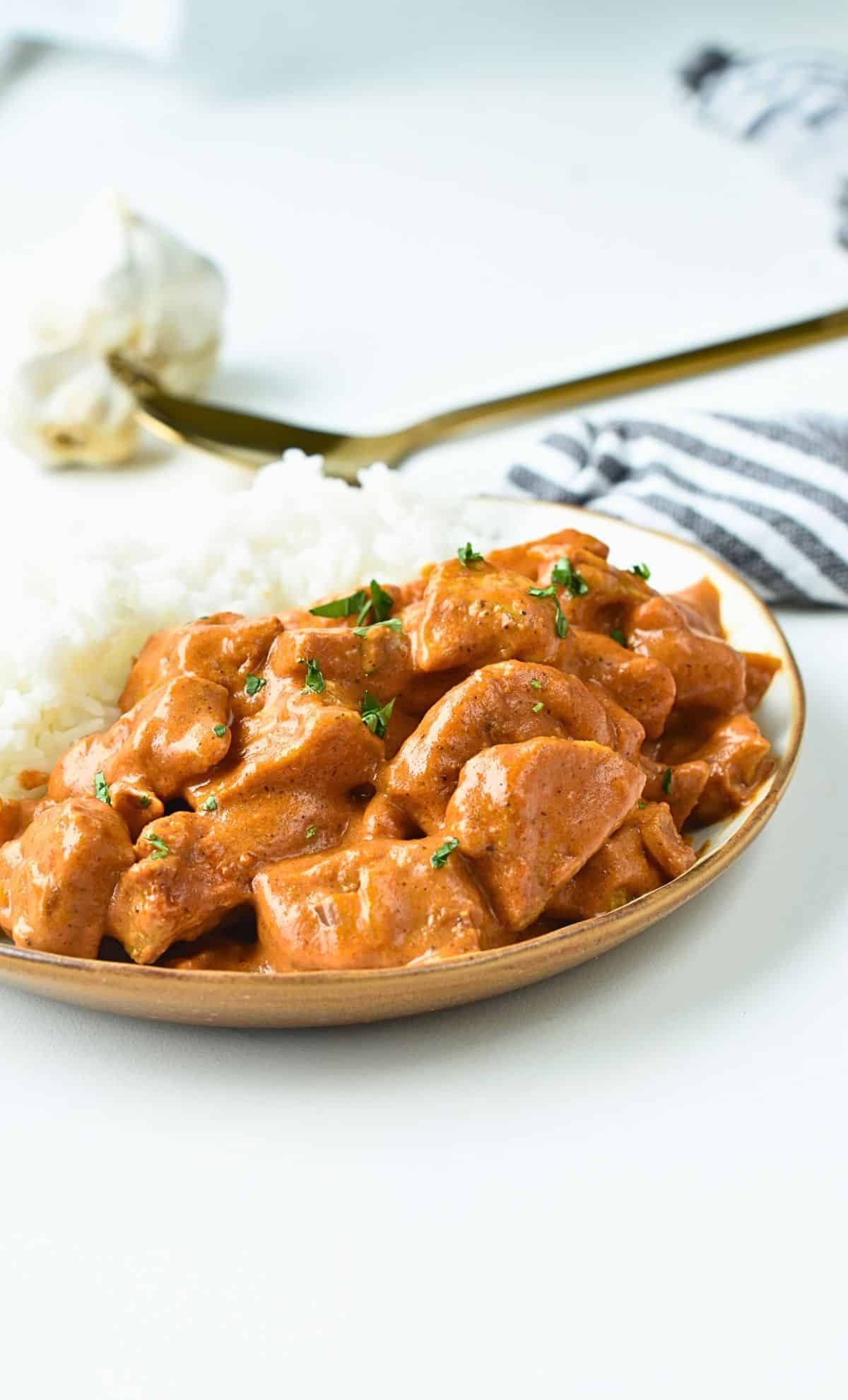 Vegan Butter 'Chicken'
