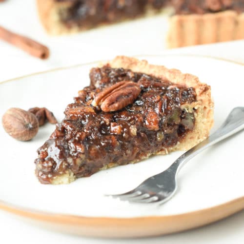 Vegan Pecan Pie (Easy, Gluten-Free)