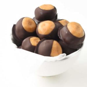 Vegan Buckeyes – Healthy Peanut Butter Balls