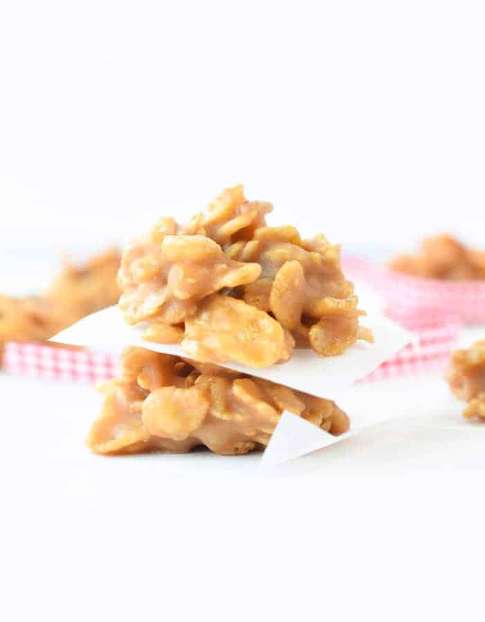 No bake healthy corn flakes cookies