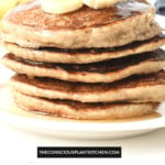 vegan pancakes banana oats