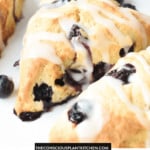 Vegan blueberry scones