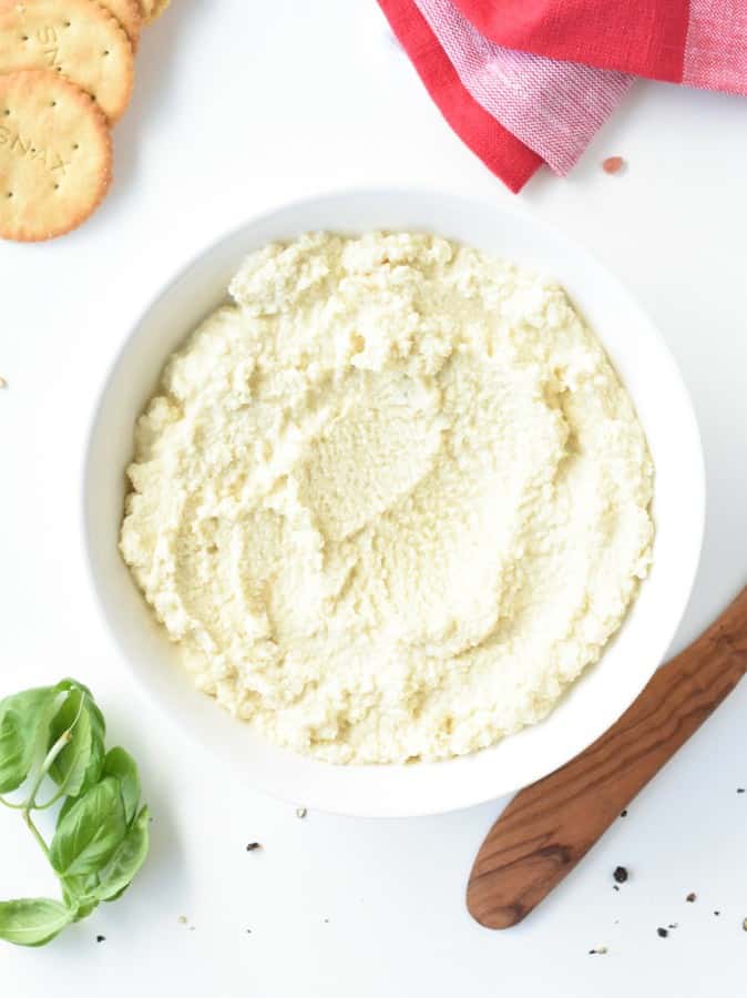 Vegan almond ricotta