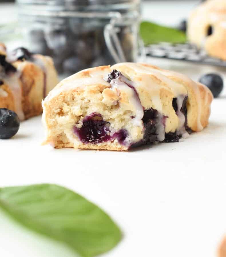 Vegan blueberry scones