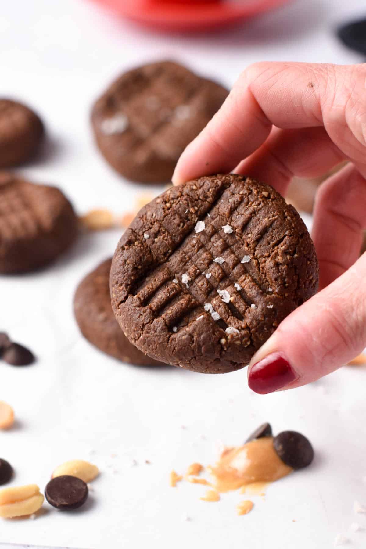 Gluten-free Chocolate Peanut Butter Cookies