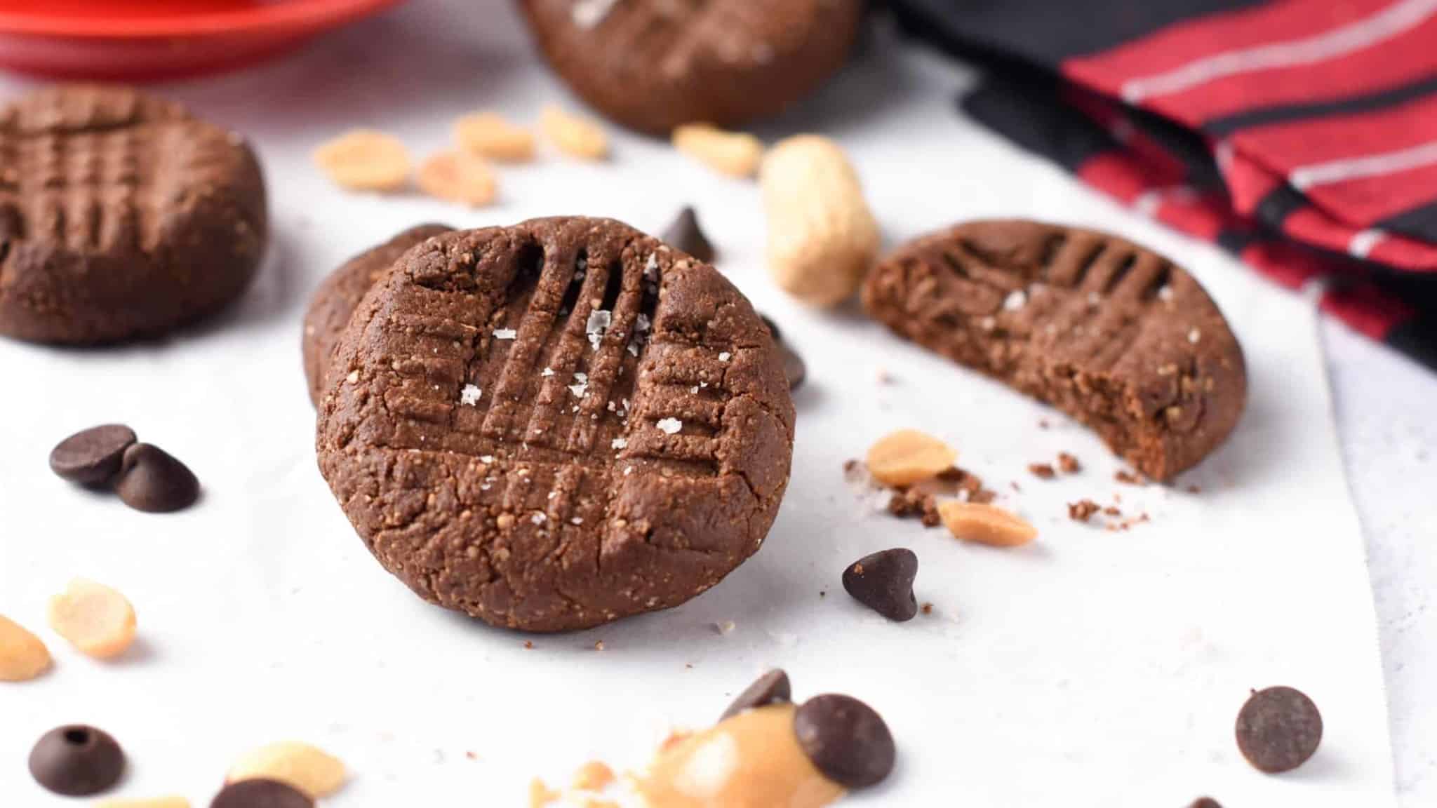 Gluten-free Chocolate Peanut Butter Cookies