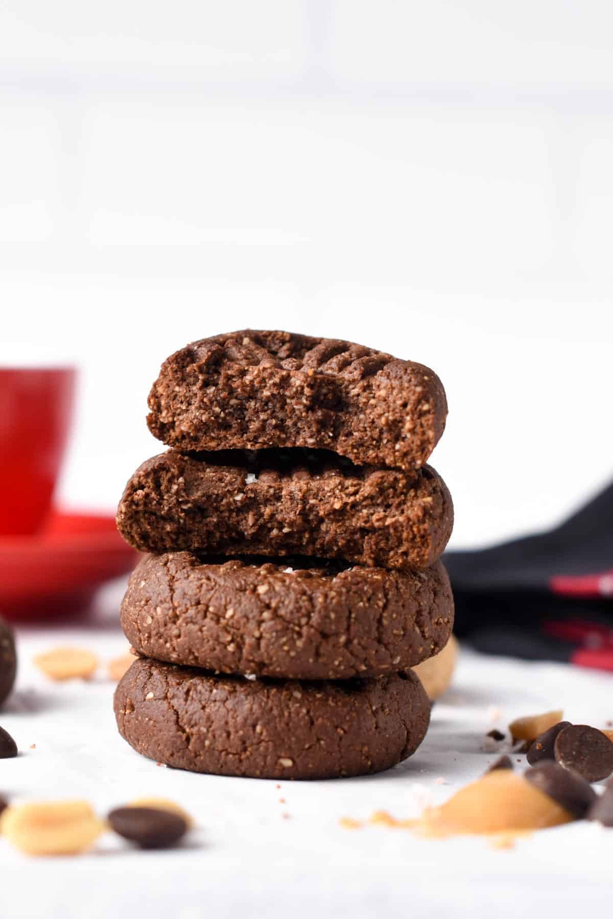 Gluten-free Chocolate Peanut Butter Cookies