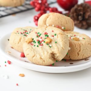 Almond Flour Shortbread Cookies With 3 Ingredients