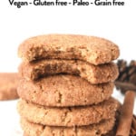 Snickerdoodle cookies vegan, gluten free