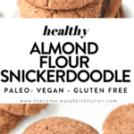 Snickerdoodle cookies vegan, gluten free