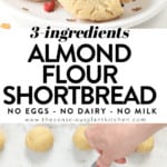 Almond flour shortbread cookies