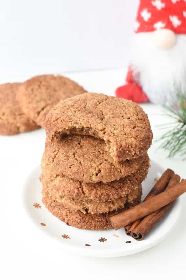 Galletas snickerdoodle veganas