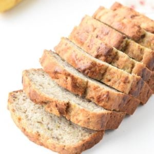 5 ingredients vegan banana bread