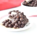 Chocolate covered chickpeas