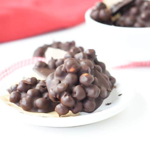 Chocolate-Covered Chickpeas (3 Ingredients)